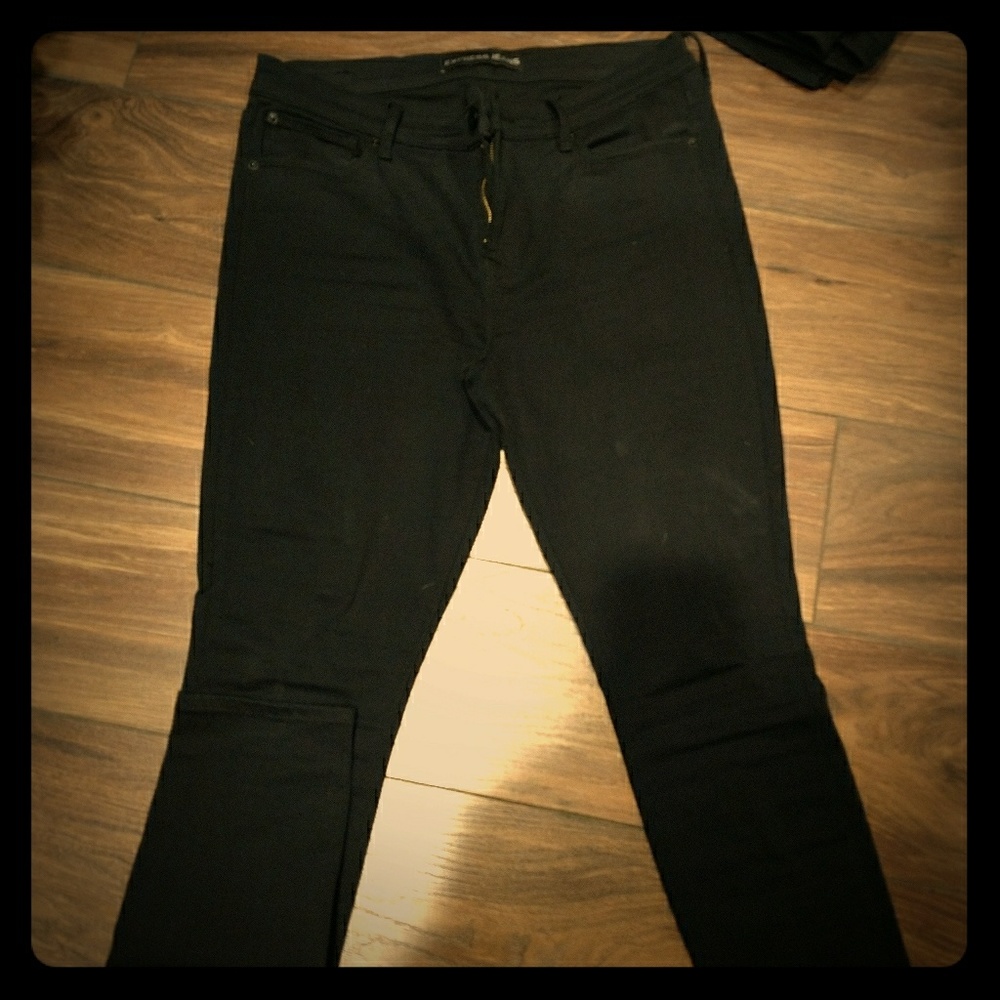Express black skinny jegging